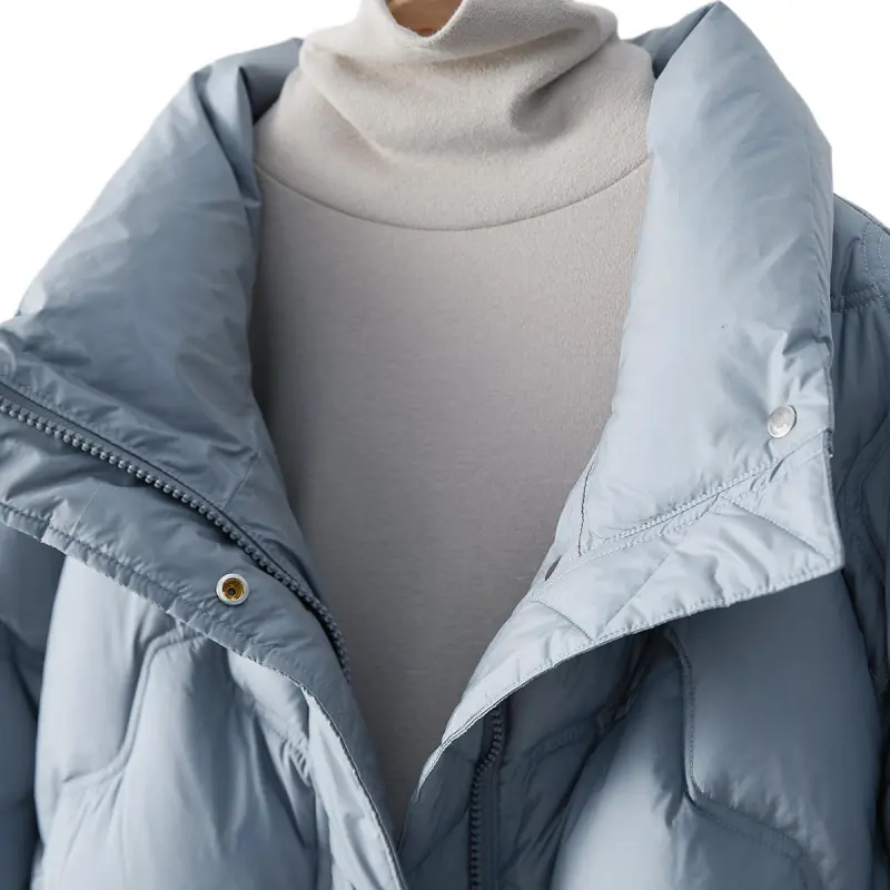 IHIMI Down Jacket Women's Gray Blue-2