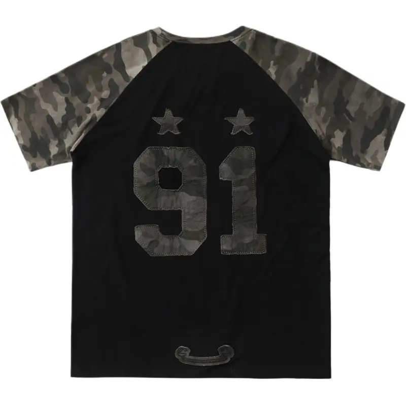 Badblood T Shirts Women's Green Camouflage-1