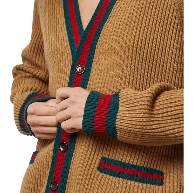 GUCCI Button Up Knit Cardigan-4