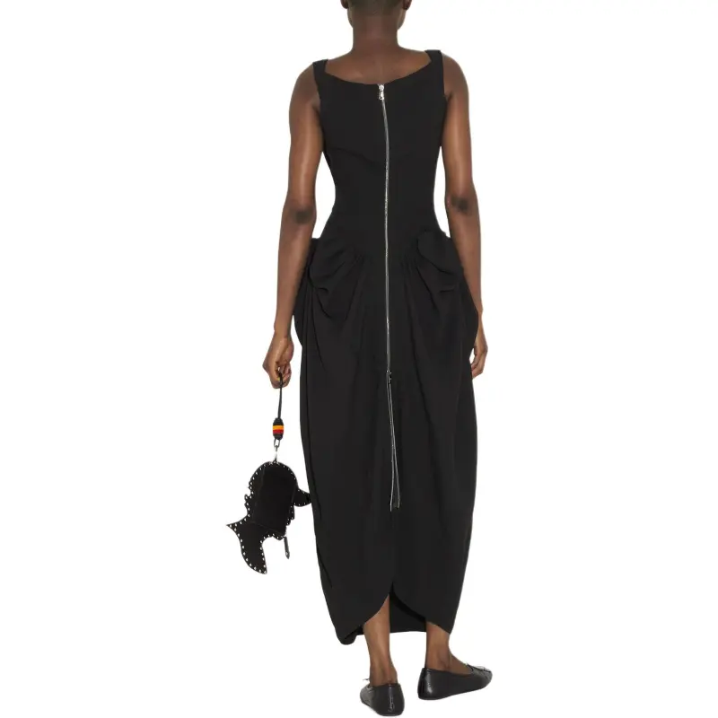 Vivienne Westwood Gathered Detail Sleeveless Midi Dress-3
