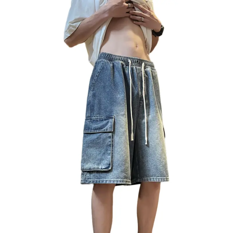OPMO Denim Shorts Unisex-9