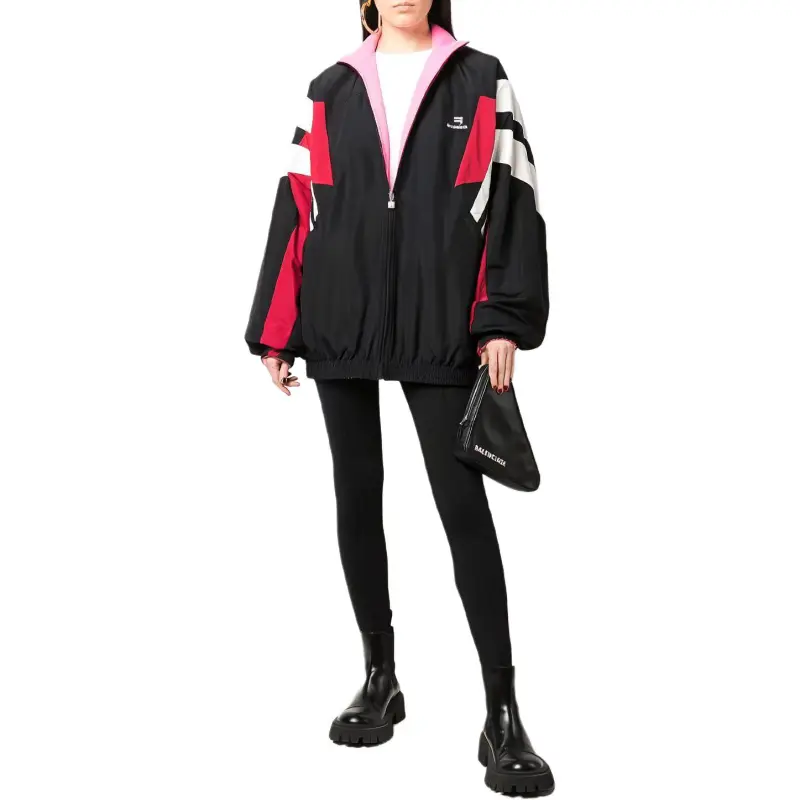 Balenciaga Jacket Loose Fit Women's Black-3