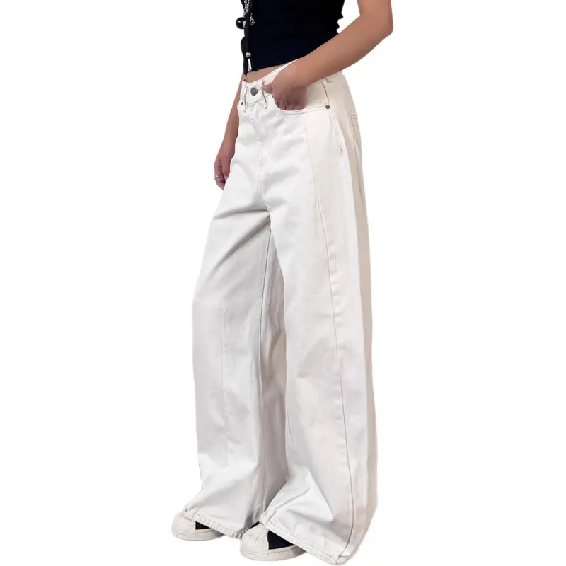 Weles Jeans Unisex White-5