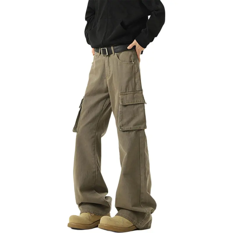 KSEK Jeans Unisex Khaki-5