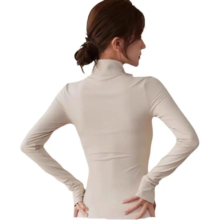 GUAILILUOLI Yoga Jackets Women's White-1