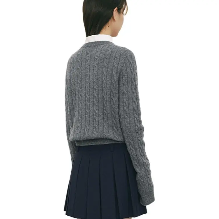 Oudifu Knitwear Women's Gray-1