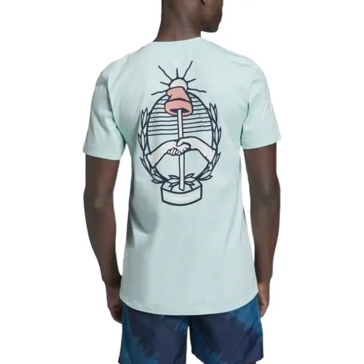 Adidas Argentina T Shirt Men's Cool Mint Green-3