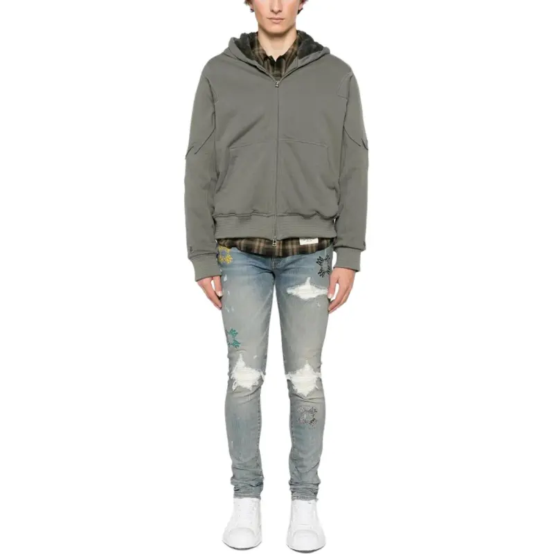 AMIRI Distressed Skinny Jeans-1