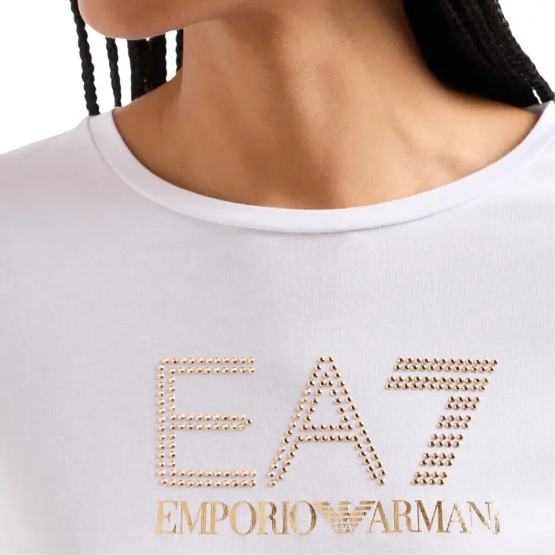 EMPORIO ARMANI EA7 T Shirt Women's White-4