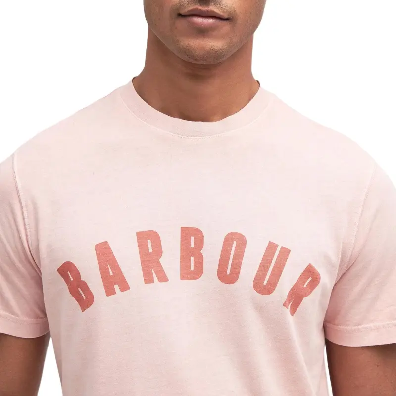 BARBOUR FW24 T-Shirt Men's Pink-4