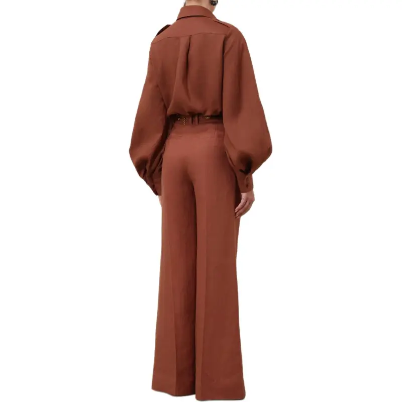 Zimmermann SS25 Casual Pants Women's Orange-2