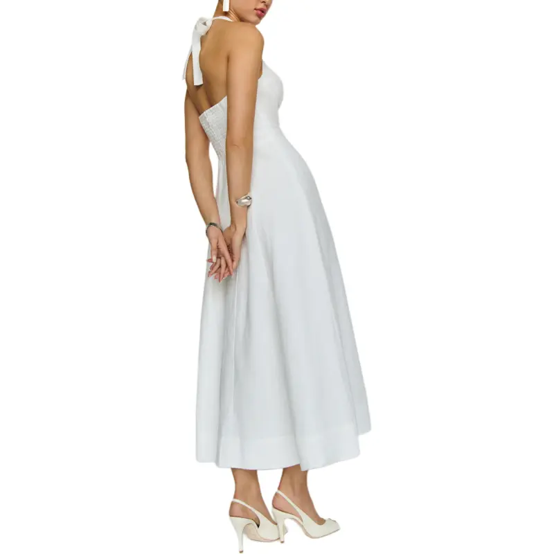 REFORMATION Petites Tala Linen Dress Sleeveless Dress Women's-2