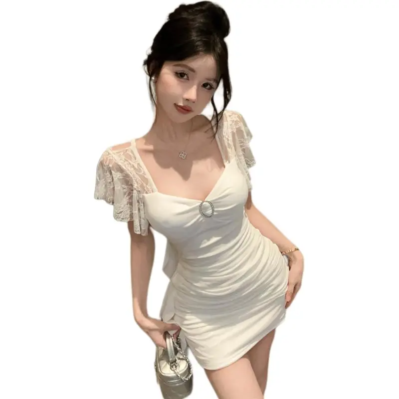 Mu Xiao Xin Short Sleeved Dress Women's-3