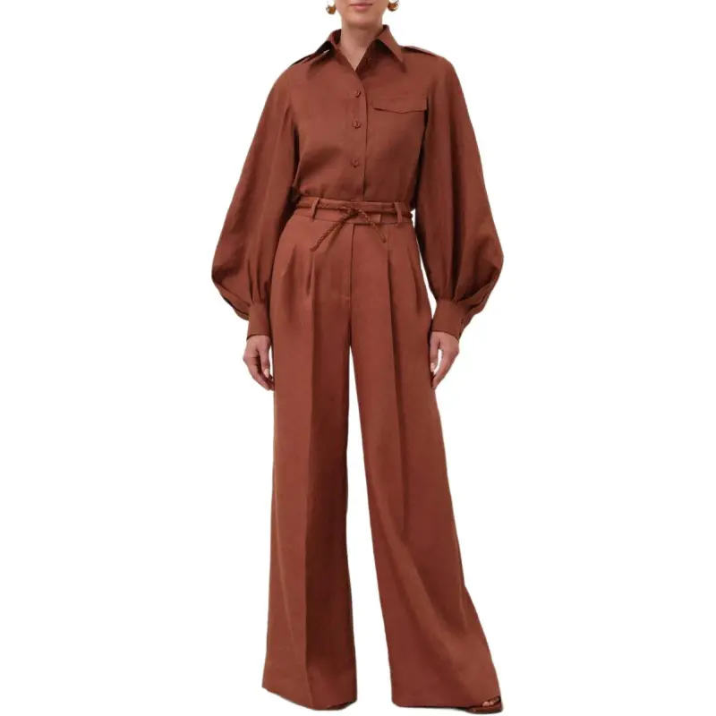 Zimmermann SS25 Casual Pants Women's Orange-1