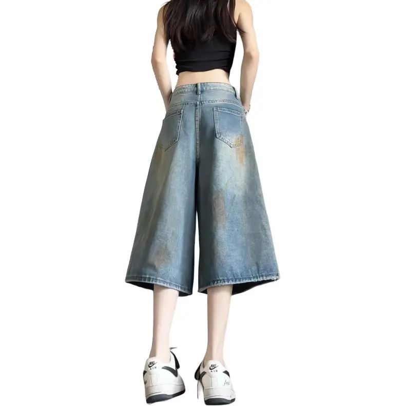 DJ.SPIRIT Denim Shorts Unisex-1