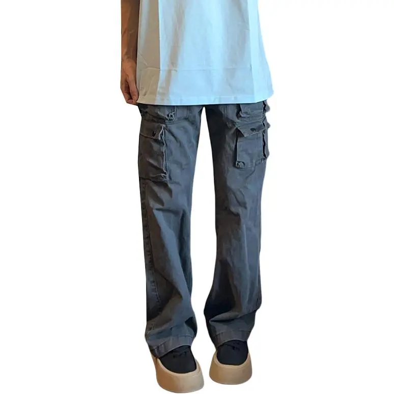 CORNILOT Cargo Pants Unisex Gray-1