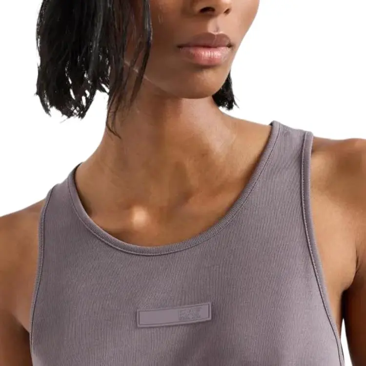 EMPORIO ARMANI EA7 Sport Vests Women's Gray Brown-4