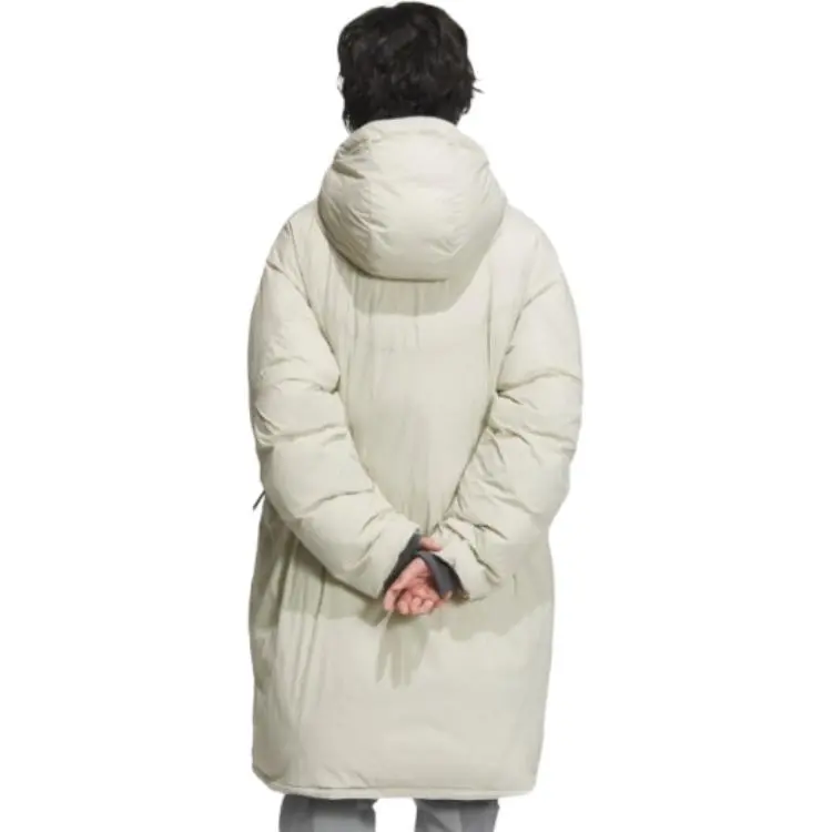Adidas FW24 FUSTL P DJK LON Down Jacket Men's Light Sesame Earth Gray-3