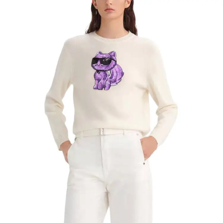KARL LAGERFELD FW23 Sweater Women's White-4
