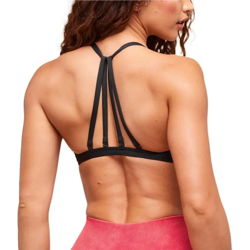 GYMSHARK Minimal Sports Bra Sports Underwear Women's Black-1
