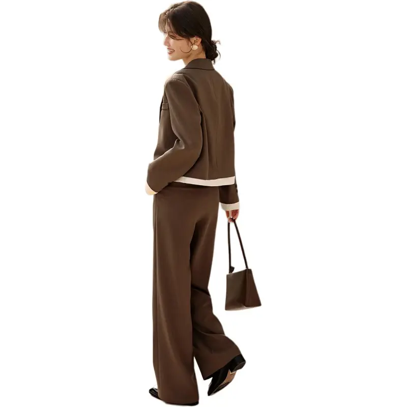 XWI Business Suits Women's Gray Coffee-1