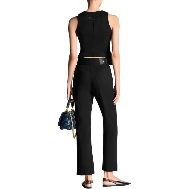 LOUIS VUITTON Casual Pants Women's Black-2
