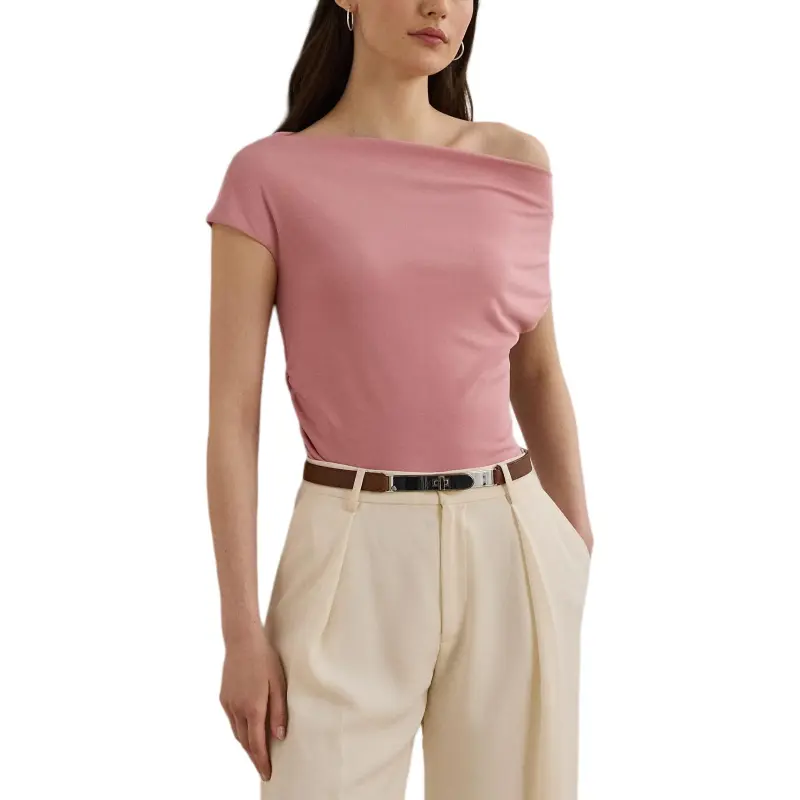 LAUREN RALPH LAUREN T Shirt Women's Rose Pink-1