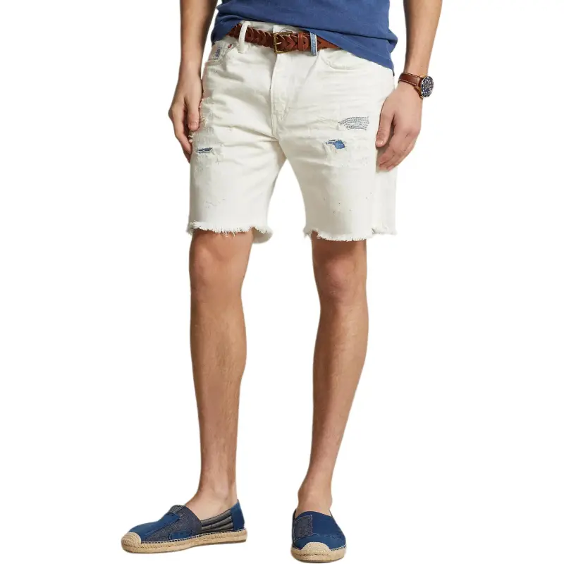 Polo Ralph Lauren Denim Shorts Men's White-1