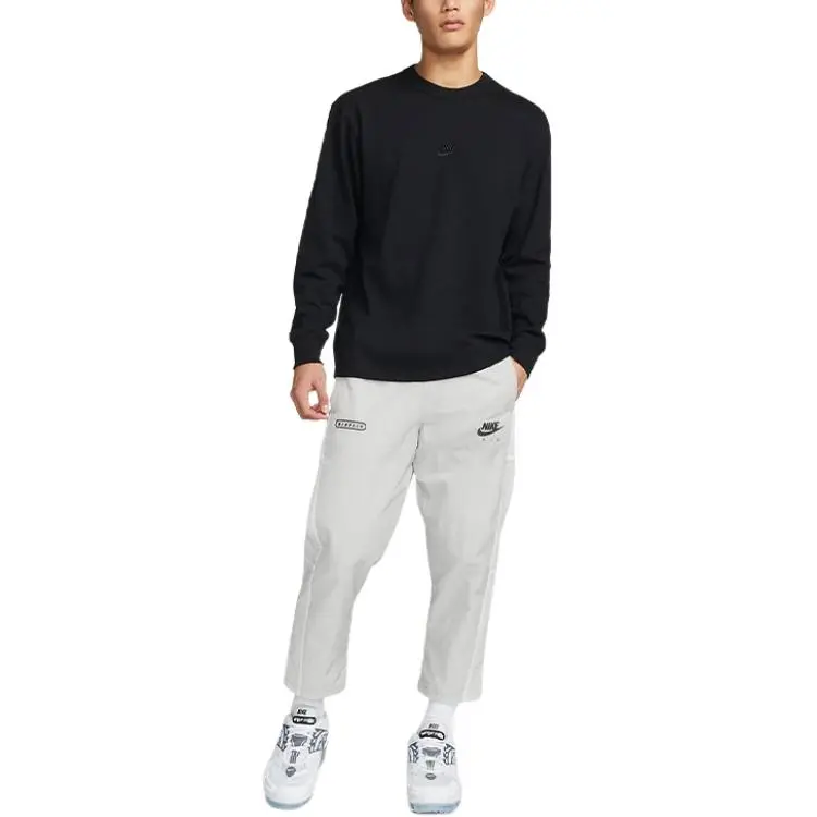 Nike T Shirts Men Black-2