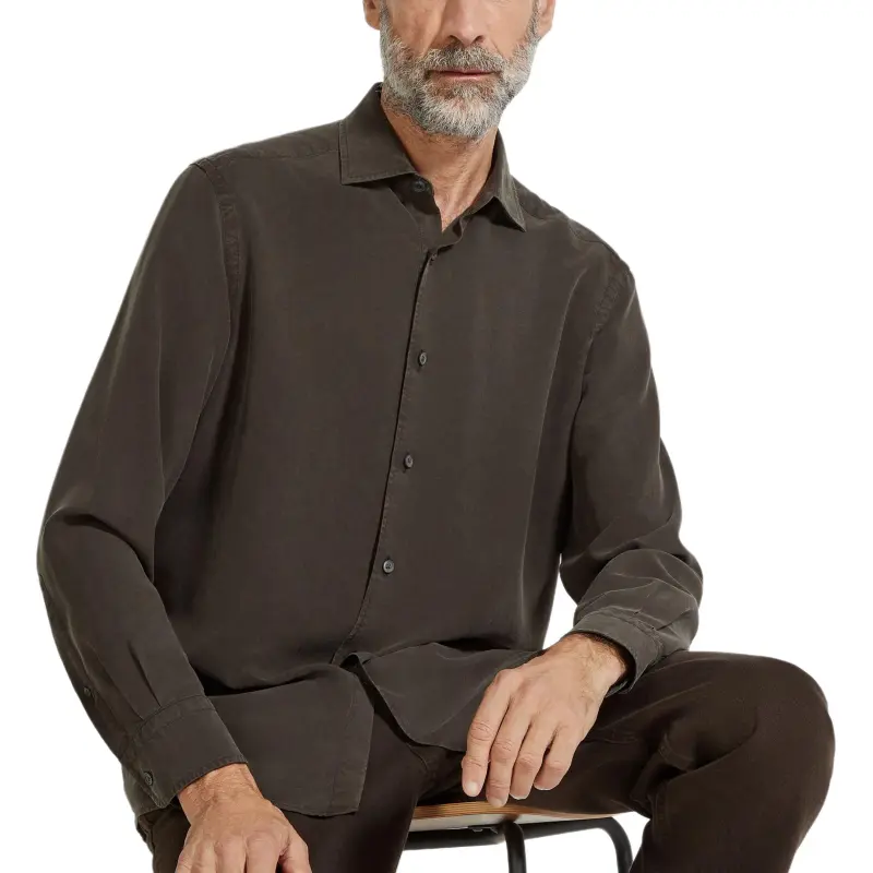 Ermenegildo Zegna Silk Shirt-3