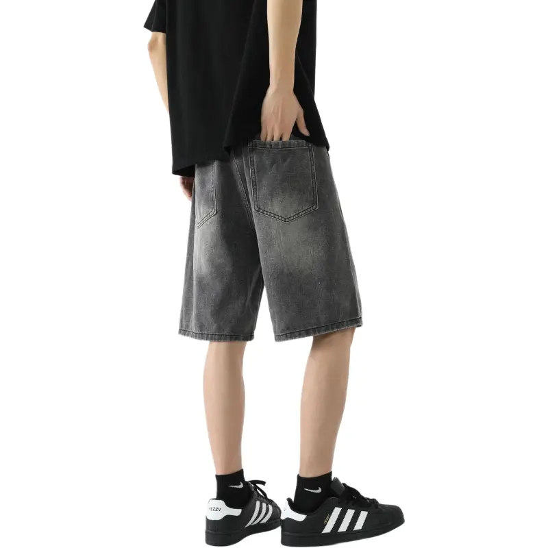 SAME FLOW Denim Shorts Unisex-11