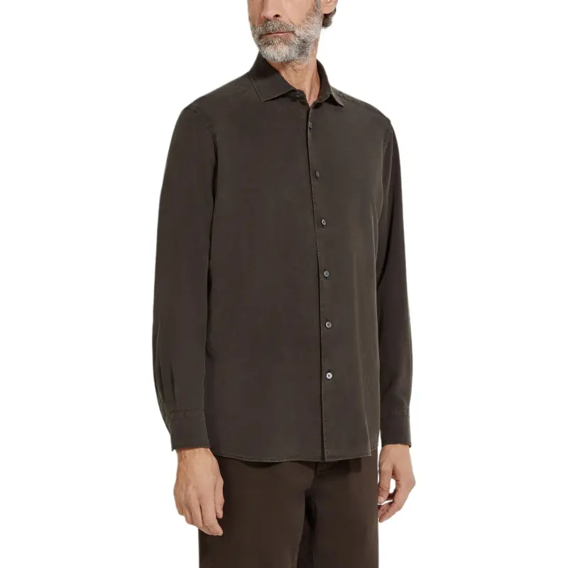 Ermenegildo Zegna Silk Shirt-1
