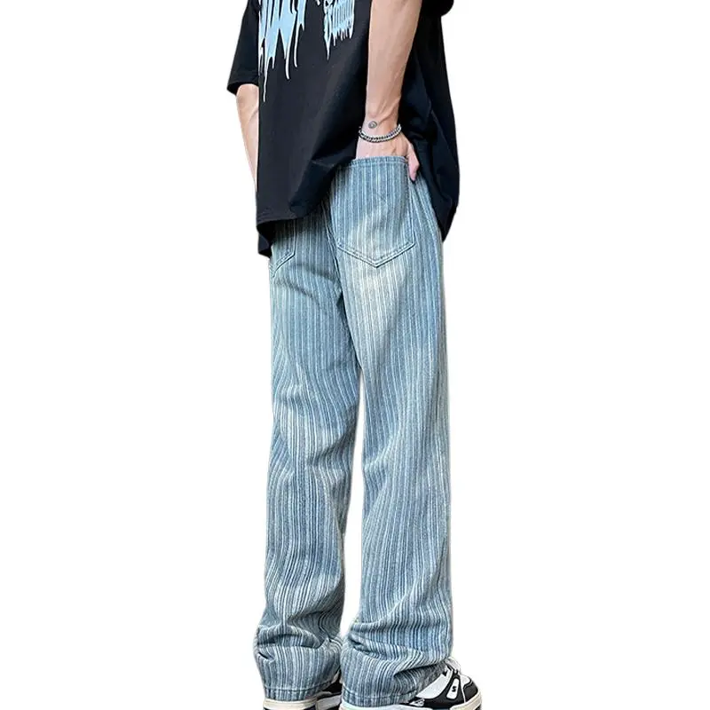 Cost Per Kilo Jeans Unisex Stripes Gradient-1
