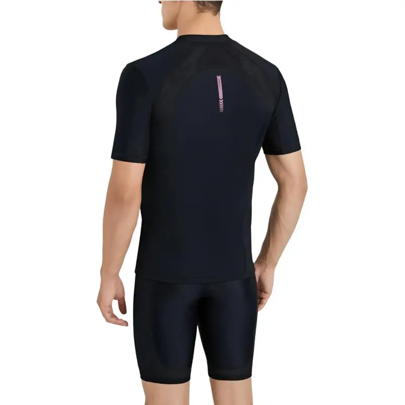 Arena Men's Swimwear Men's Black Short Sleeved Top-4