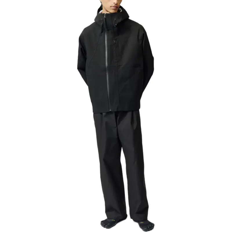 Goldwin FW24 Brewed Protein SEED Jackets Coats Men's Black-5