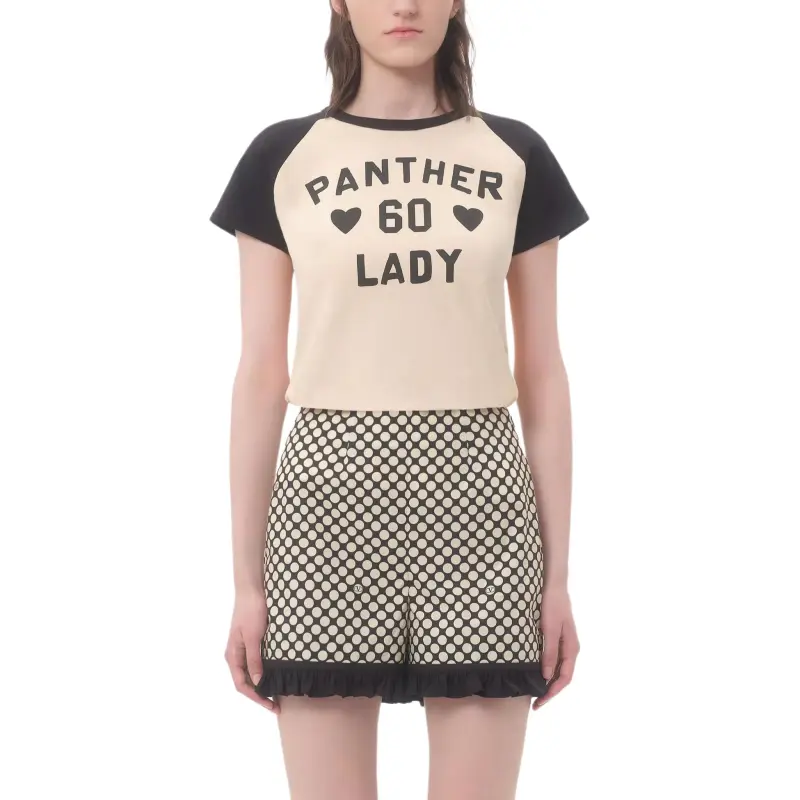 Valentino Raglan Sleeve T Shirt Women's Multicolor-2