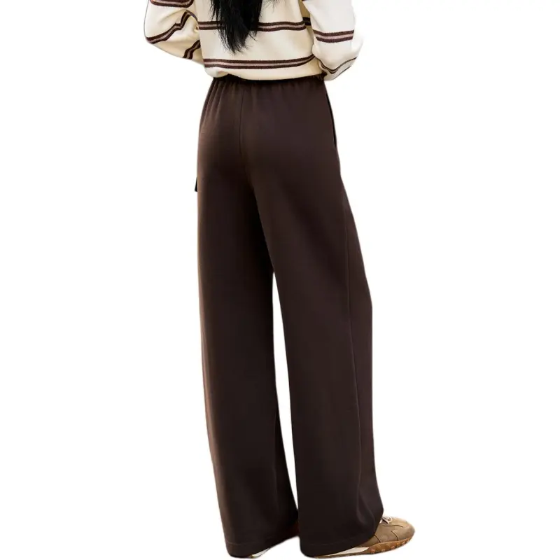 Mo Han Yi Mei Casual Pants Women's Tea Brown-7