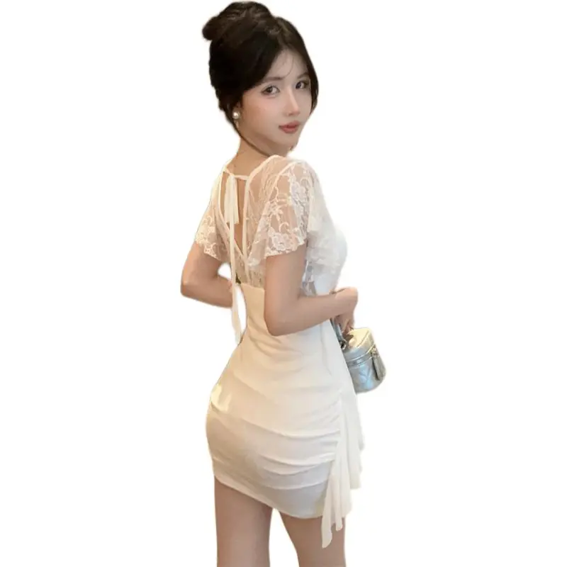 Mu Xiao Xin Short Sleeved Dress Women's-2