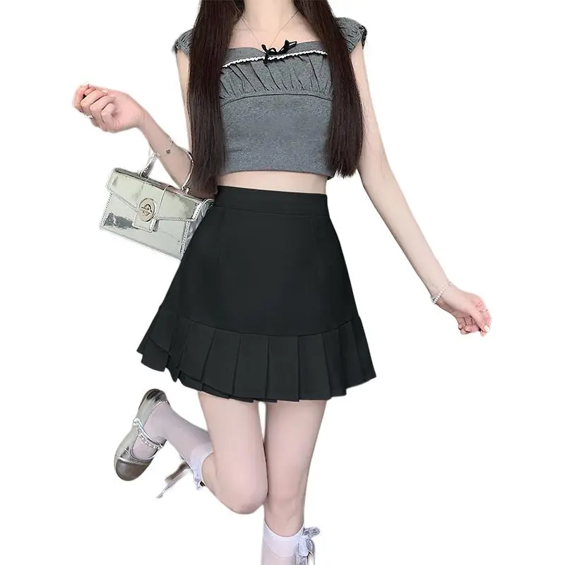 Mu Xiao Xin Casual Short Skirts Women's-18