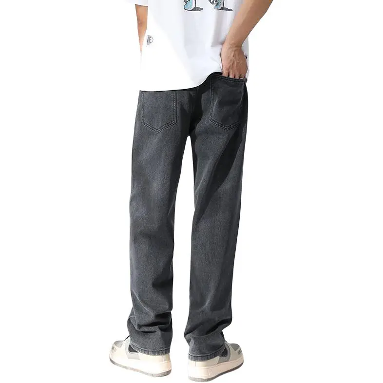 SONGS ALONG Jeans Unisex Smoke Gray-1