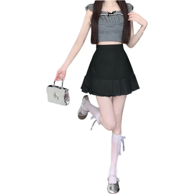 Mu Xiao Xin Casual Short Skirts Women's-17