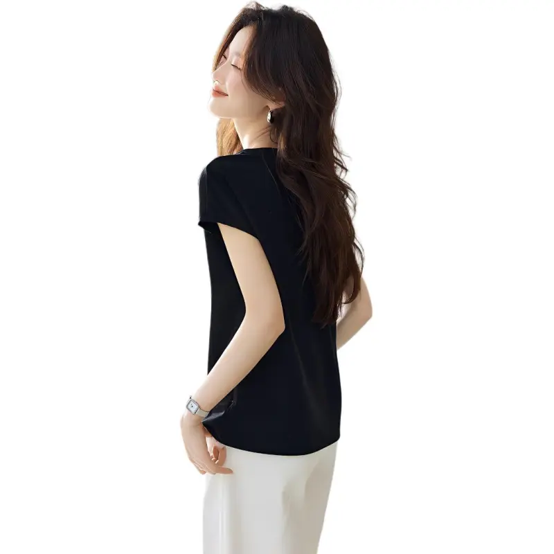 Flowers In Water Regular T Shirt Women's-0