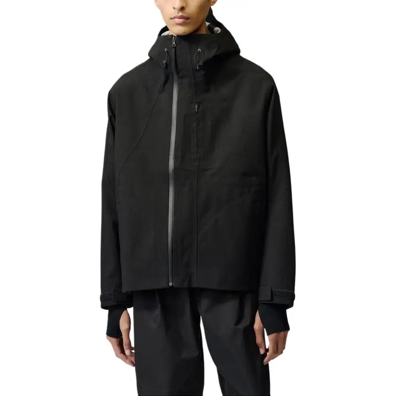 Goldwin FW24 Brewed Protein SEED Jackets Coats Men's Black-2