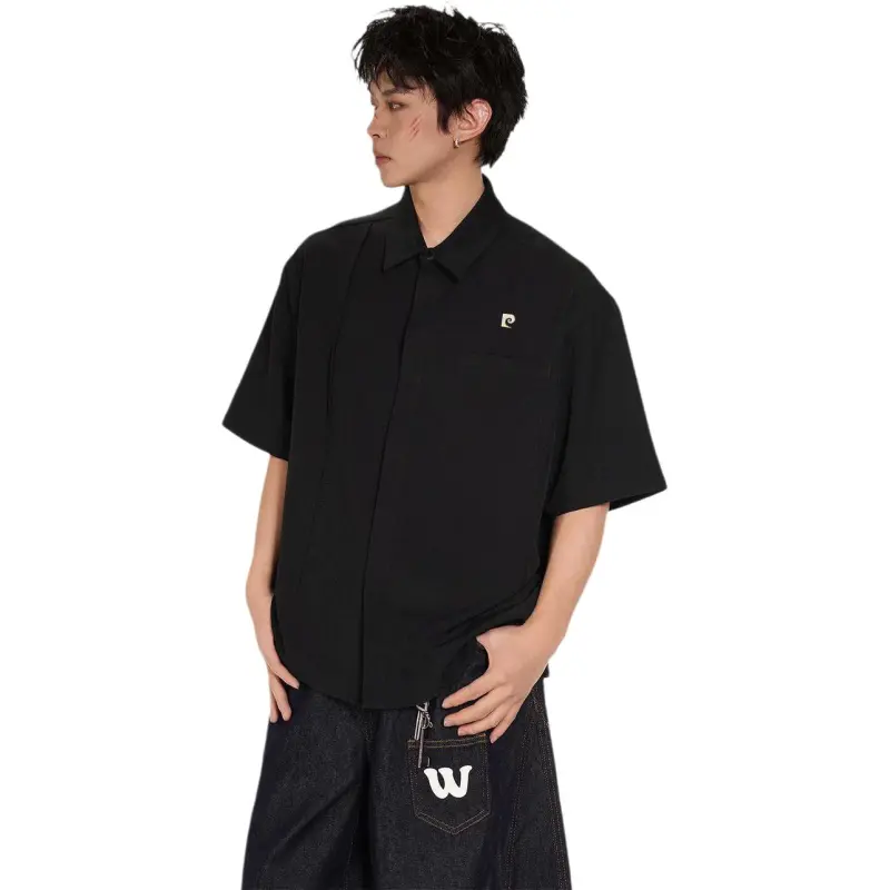 PIERRE CARDIN Short Sleeved Shirt Men's-3