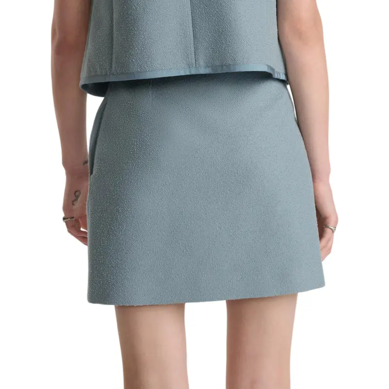 DIOR FW24 Casual Short Skirts Women's Light Blue-3