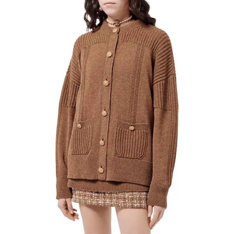 CHANEL 24 Fall And Winter Knitwear Women's Yellow-2