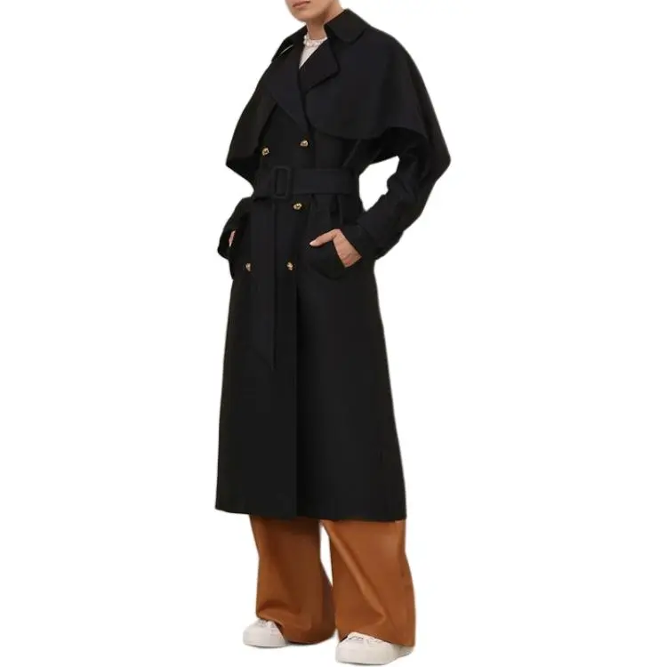 Zimmermann Trench Coat Women's Black-2