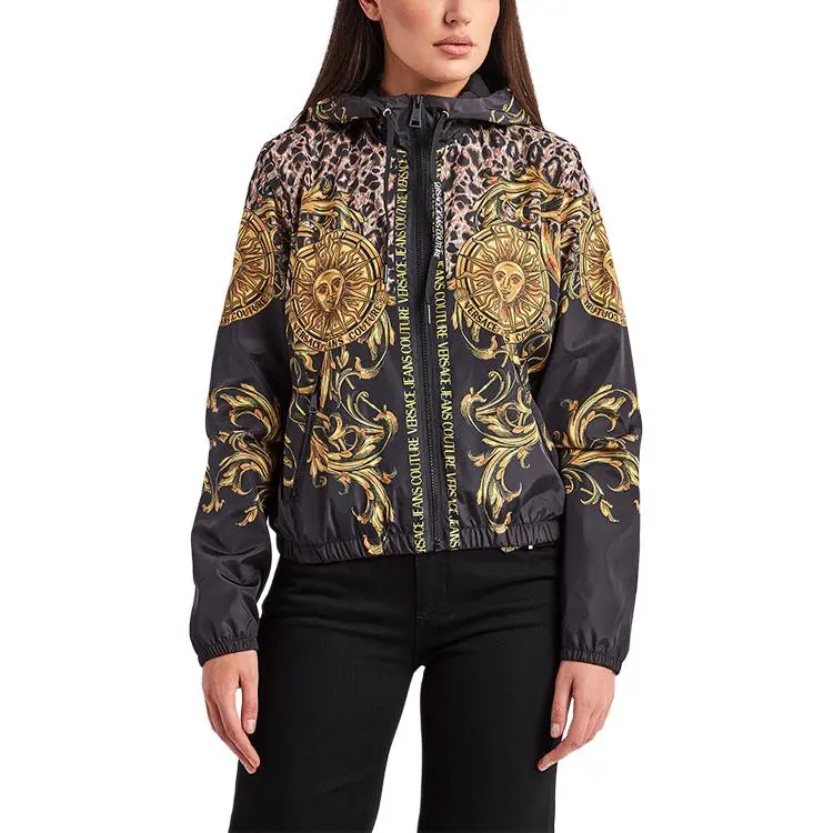 VERSACE Jackets Women's Black-3