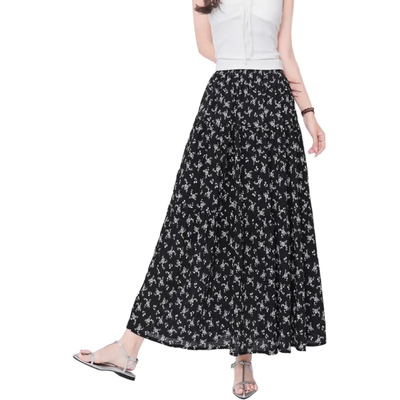Mu Xiao Xin Casual Long Skirt Women's-8