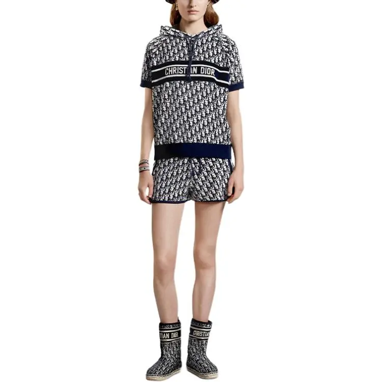 DIOR Quarterly New Products Casual Shorts Women's Marine Blue-2